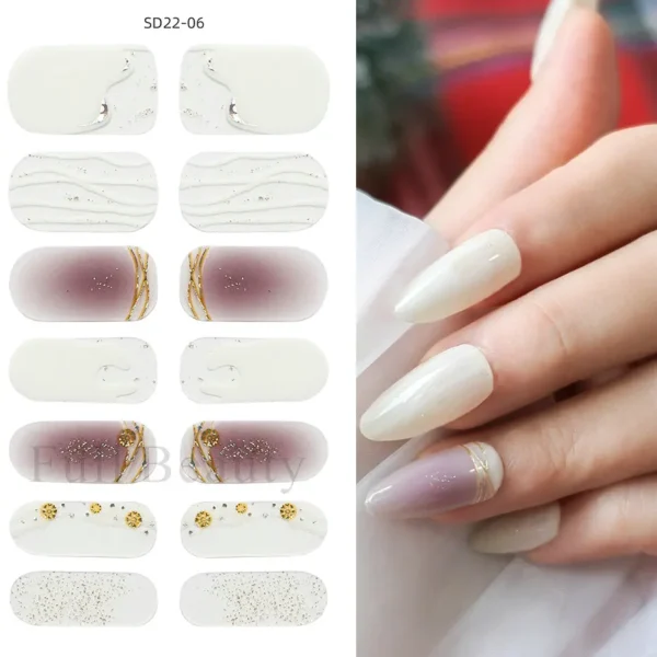 Quinnas Gel Nail Stickers, Quinnas UV Gel