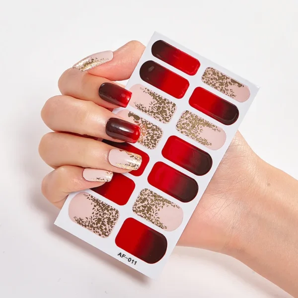 Adesivos para unhas Quinnas Gel: Quinnas Gel nail stickers