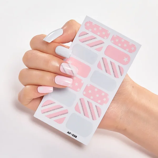 Adesivos para unhas Quinnas Gel: Quinnas Gel nail stickers