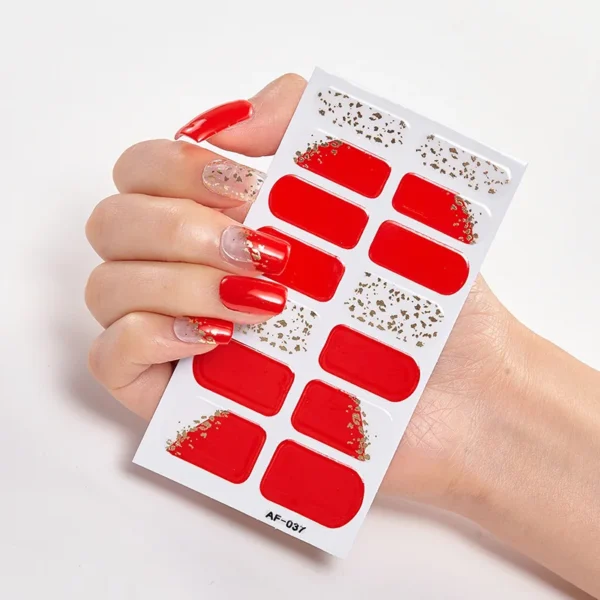 Adesivos para unhas Quinnas Gel: Quinnas Gel nail stickers