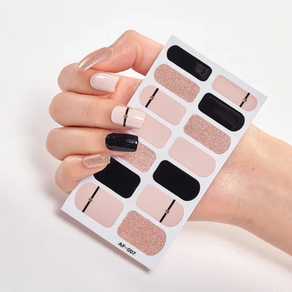 Adesivos para unhas Quinnas Gel: Quinnas Gel nail stickers