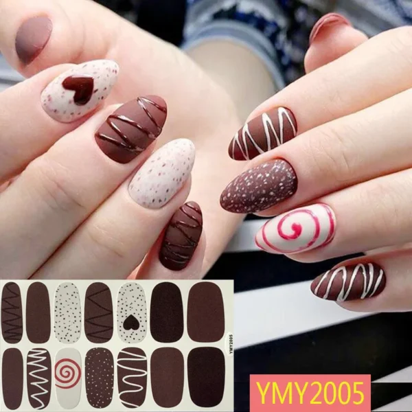 Nails stickers: Gel nail stickers with uv light: Nail stickers gel