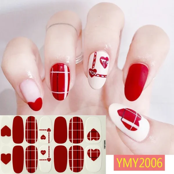 Nails stickers: Gel nail stickers with uv light: Nail stickers gel