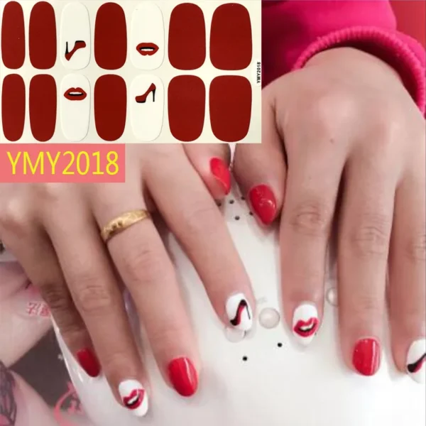 Nails stickers: Gel nail stickers with uv light: Nail stickers gel