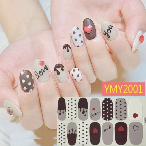 Nails stickers: Gel nail stickers with uv light: Nail stickers gel