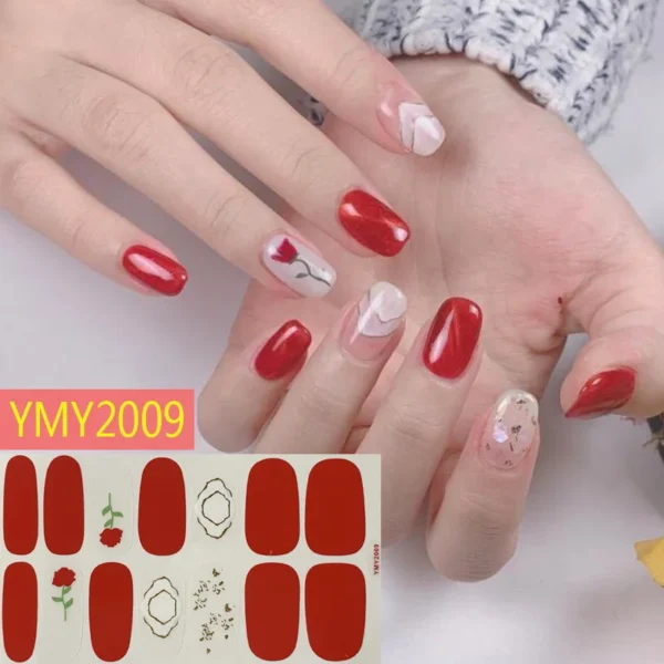 Nails stickers: Gel nail stickers with uv light: Nail stickers gel