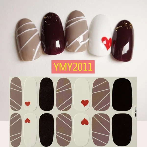 Nails stickers: Gel nail stickers with uv light: Nail stickers gel