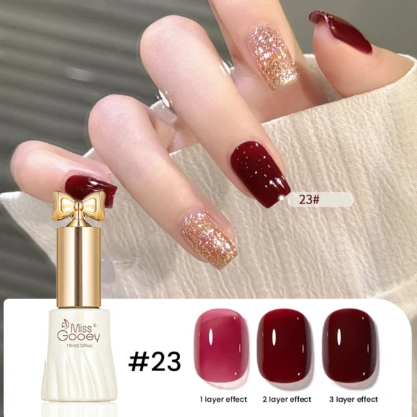 Esmalte em gel miss gooey: Quinnas gel