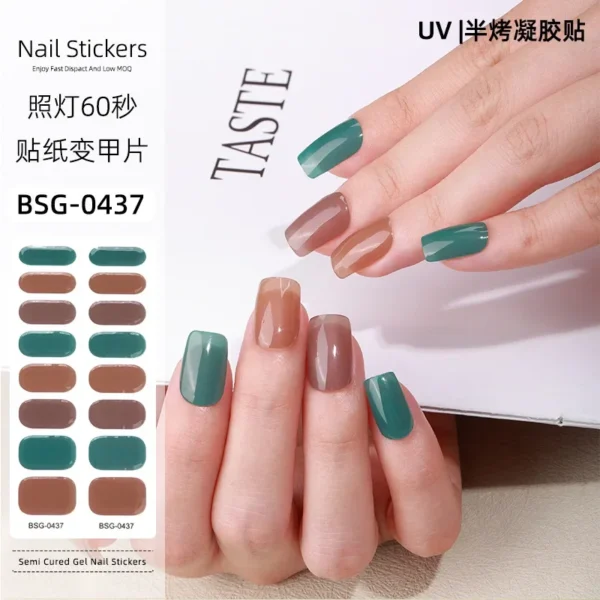 Quinnas Gel Nail Stickers: Unhas Quinnas: Quinnas Unhas