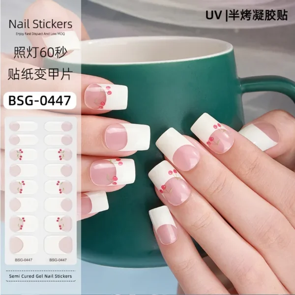 Quinnas Gel Nail Stickers: Unhas Quinnas: Quinnas Unhas