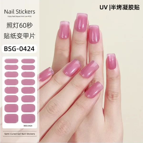 Quinnas Gel Nail Stickers: Unhas Quinnas: Quinnas Unhas