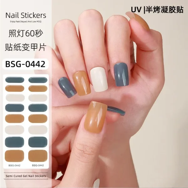 Quinnas Gel Nail Stickers: Unhas Quinnas: Quinnas Unhas