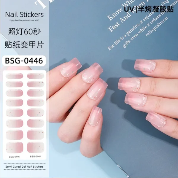 Quinnas Gel Nail Stickers: Unhas Quinnas: Quinnas Unhas