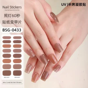 Gel stickers nails