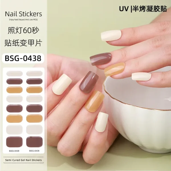 Quinnas Gel Nail Stickers: Unhas Quinnas: Quinnas Unhas