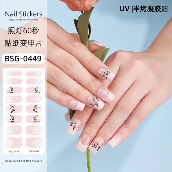 Quinnas Gel Nail Stickers: Unhas Quinnas: Quinnas Unhas