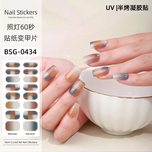 Quinnas Gel Nail Stickers: Unhas Quinnas: Quinnas Unhas