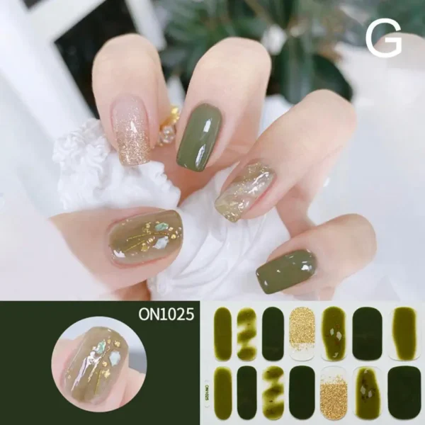 Quinnas: Quinnas uv gel nail stickers