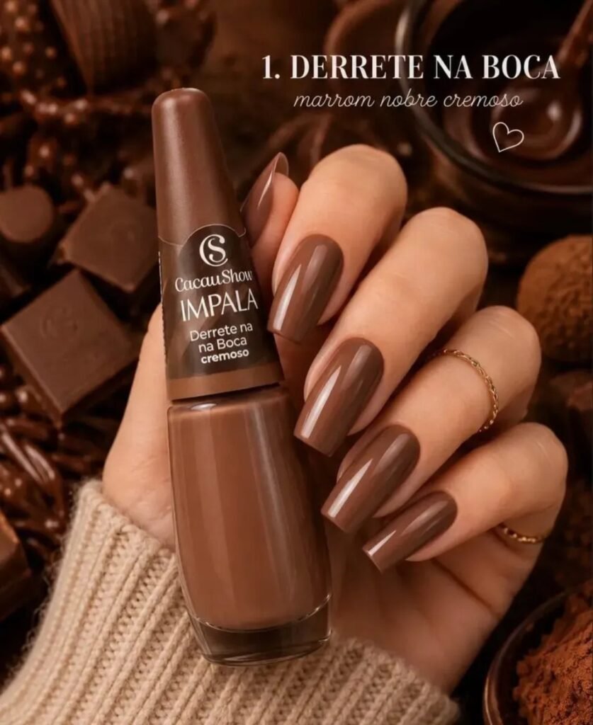 Esmalte Impala cacau show vale cada mordida
