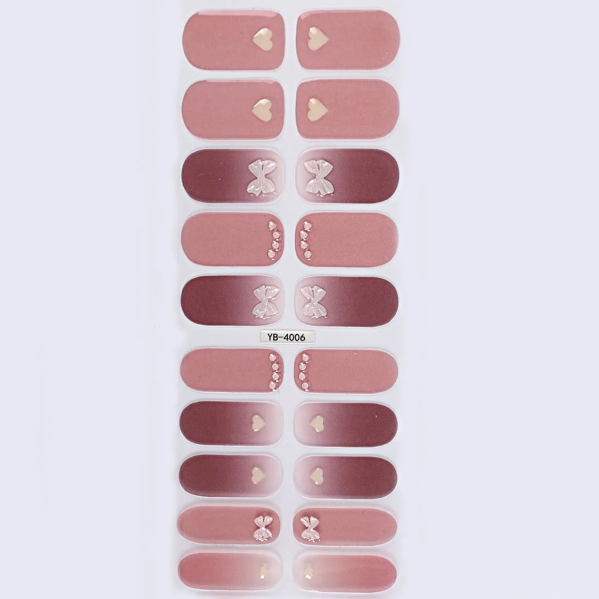 Quinnas Gel Nail Stickers
