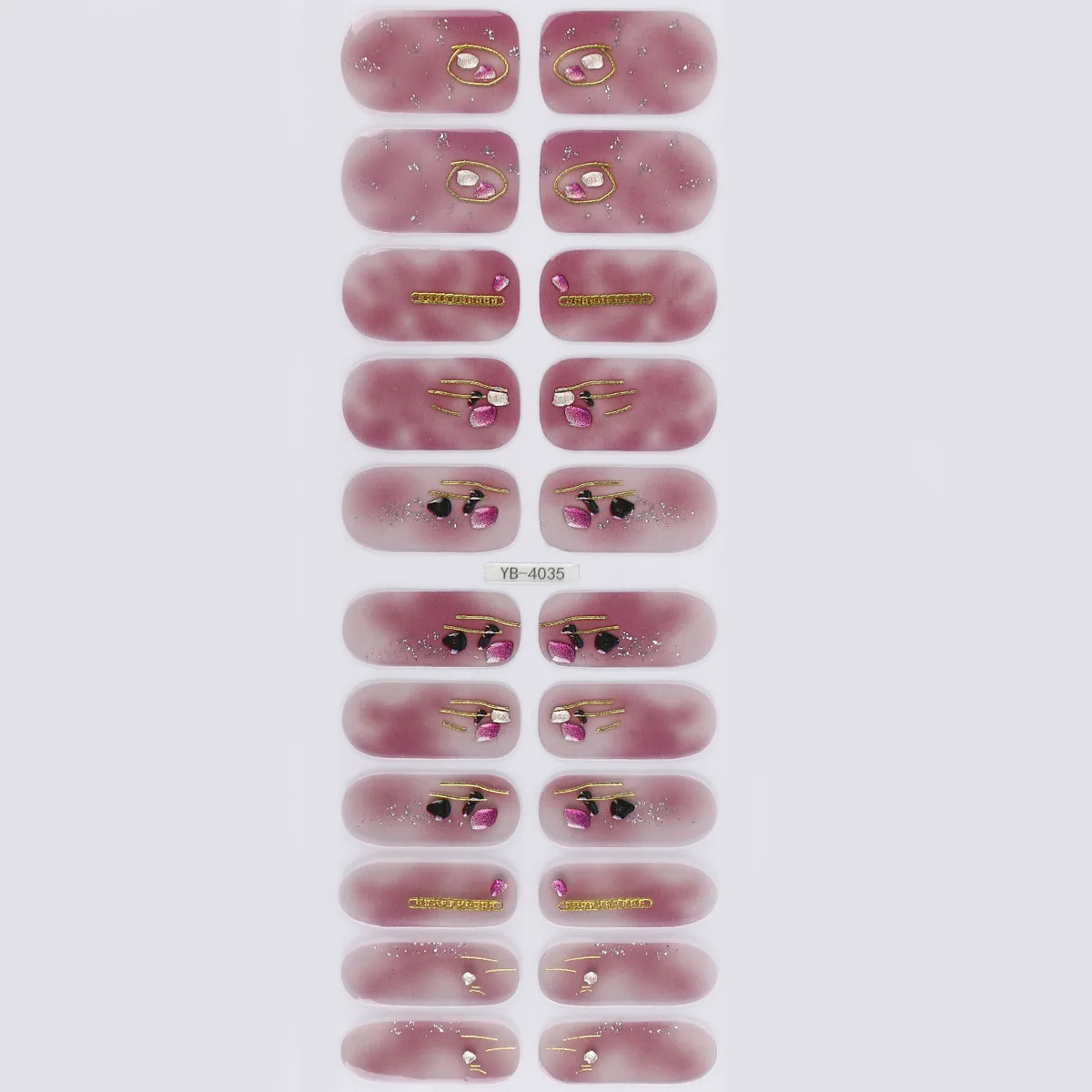 Quinnas Gel Nail Stickers