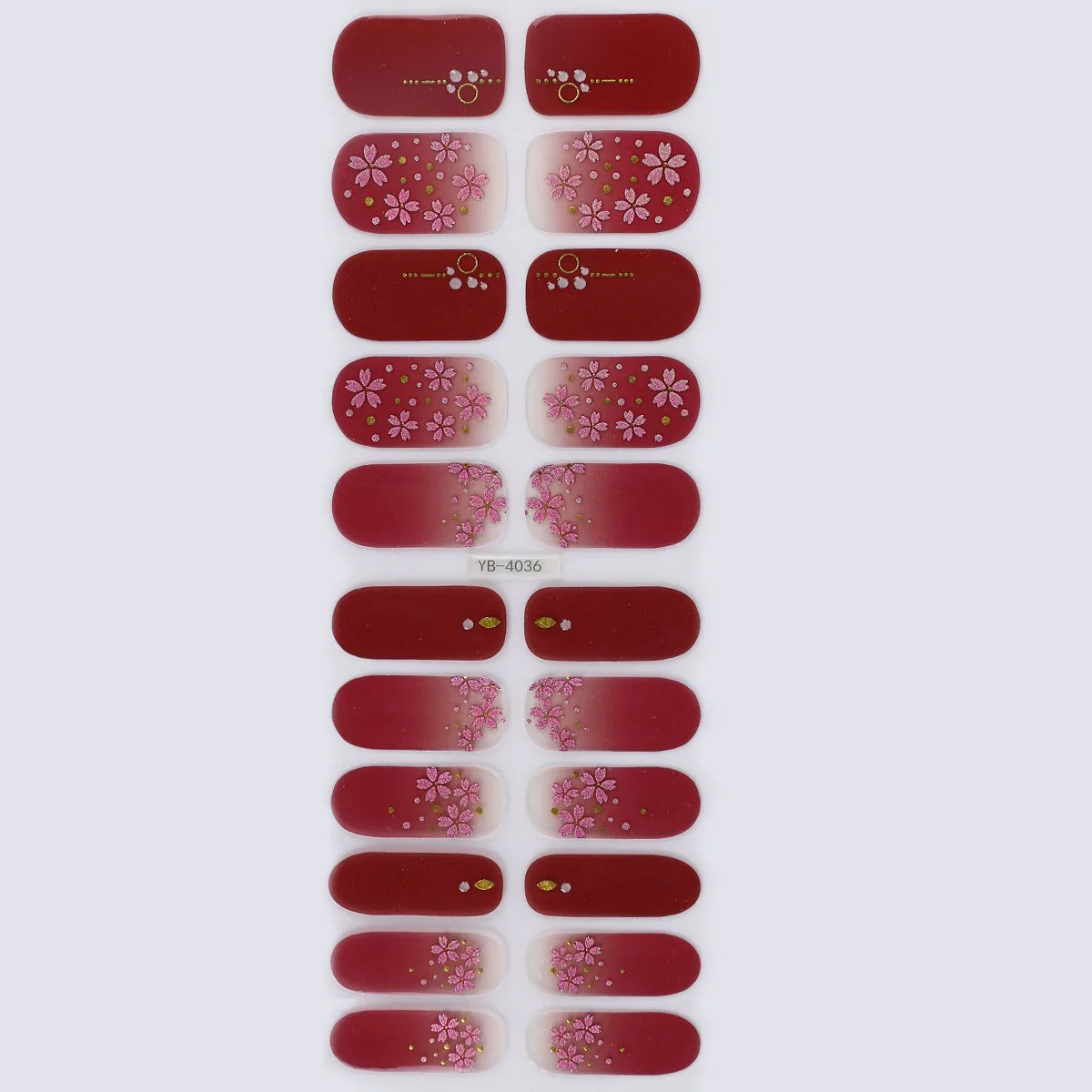 Quinnas Gel Nail Stickers