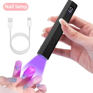 UV lamp: Uv Gel: Secador de Unhas UV LED Portátil Recarregável